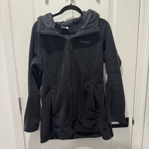 Women’s Columbia Charcoal Fleece Jacket Size Large